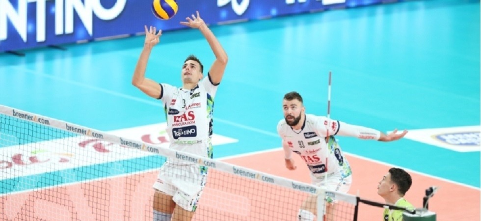 Buona la prima in Coppa Cev, tutto facile per la Trentino Volley contro i campioni di Svizzera